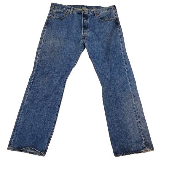 Levi's Other - Levi's 501 Straight Leg Button Fly Denim Jeans - 38 x 29